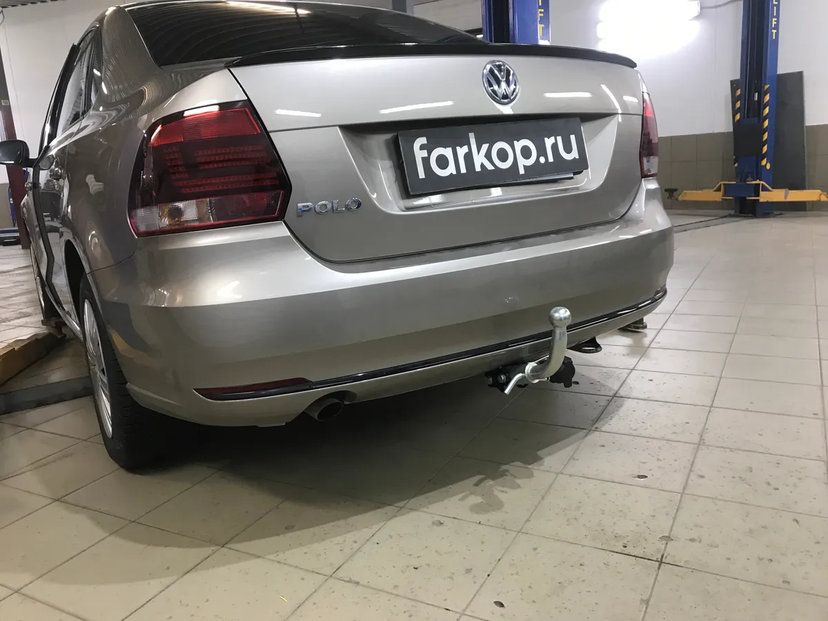 Фаркоп Лидер Плюс для Volkswagen Polo (седан) 2010-2020 V125-BA в Ростов-на-Дону