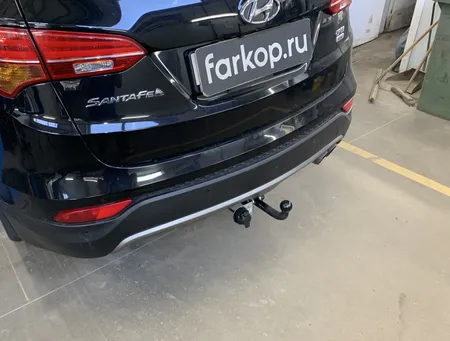 Фаркоп Лидер Плюс для Hyundai Santa Fe 2012-2018, (вкл.Grand) H224-A в Ростов-на-Дону
