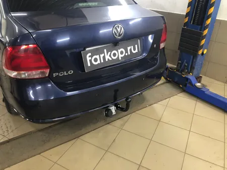 Фаркоп Лидер Плюс для Volkswagen Polo (седан) 2010-2020 V125-A в Ростов-на-Дону