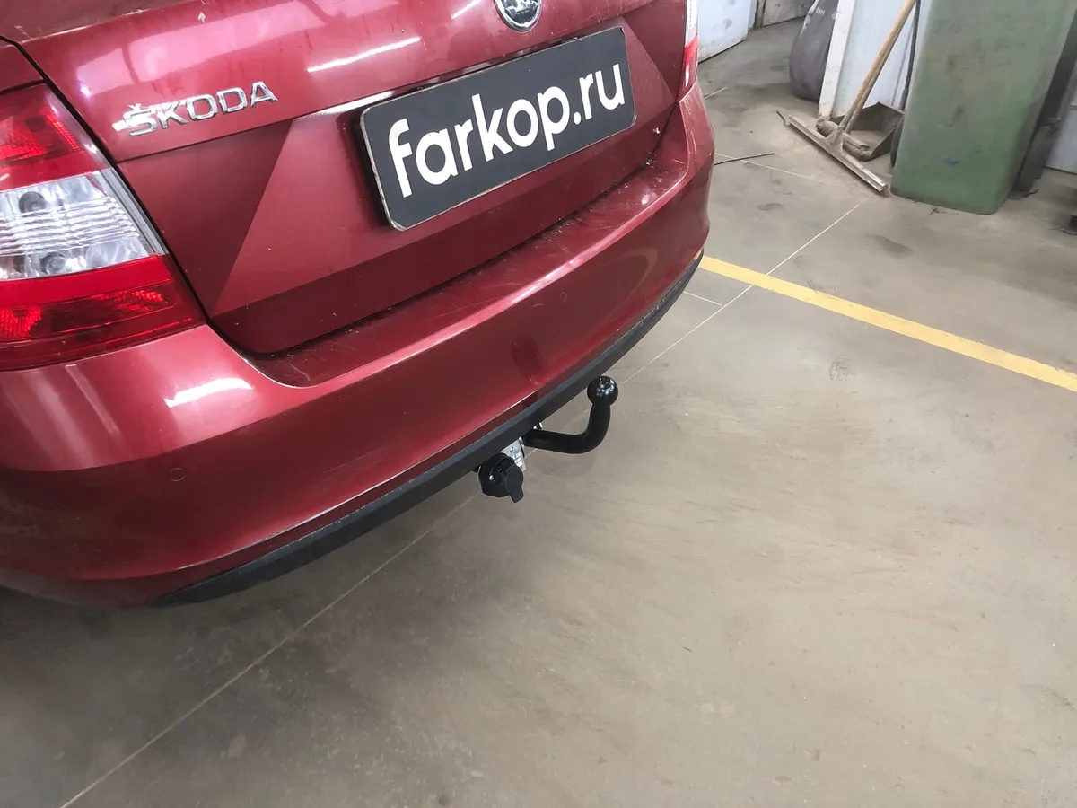 Фаркоп Лидер Плюс для Skoda Rapid 2014-2019 V125-A в Ростов-на-Дону