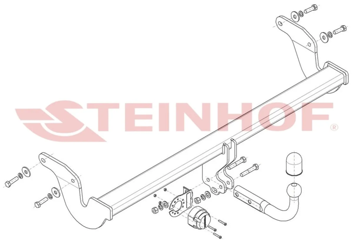 Фаркоп Steinhof для Lexus RX 2022- Арт. L-175 L-175 в Ростов-на-Дону