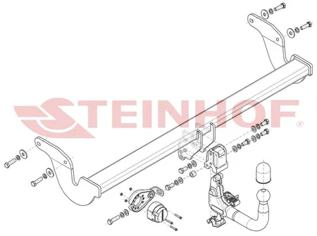 Фаркоп Steinhof для Lexus RX 2022- Арт. L-176 L-176 в Ростов-на-Дону