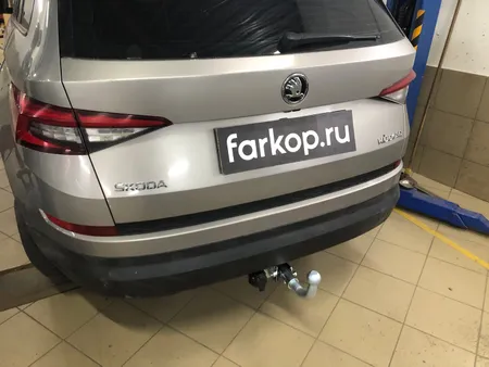 Фаркоп Лидер Плюс для Skoda Kodiaq 2017- V123-BA в Ростов-на-Дону