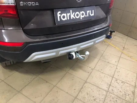 Фаркоп Лидер Плюс для Skoda Yeti 2009-2018 V123-BA в Ростов-на-Дону