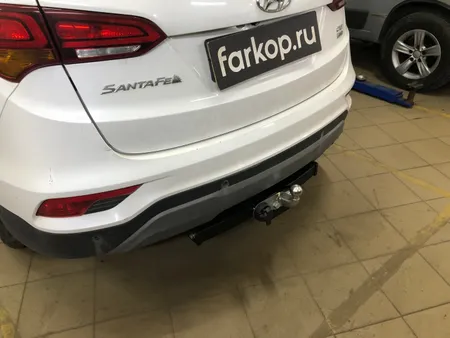 Фаркоп Лидер Плюс для Hyundai Santa Fe 2012-2018 H224-F в Ростов-на-Дону
